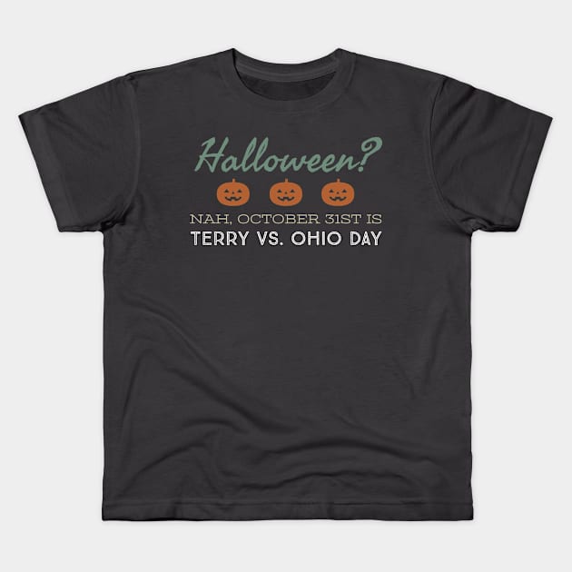 Halloween and Criminal Justice Kids T-Shirt by MSBoydston